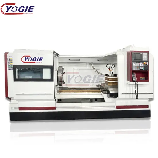 1500mm/2000mm/3000mm Flat Bed CNC Lathe Metal Processing Ck6180 Hydraulic Chuck CNC Lathe Machine