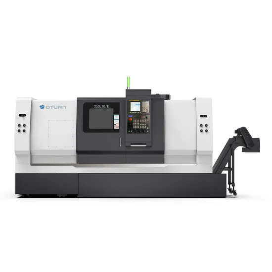 Oturncnc Slant CNC Lathe E250L10 High Precision CNC Turning Machine for Metal Parts