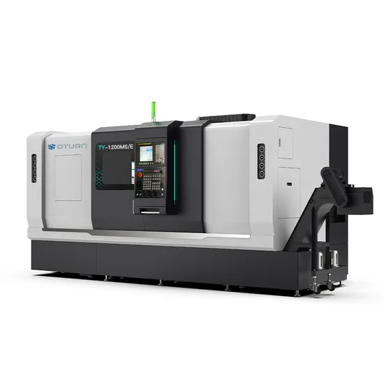 Dual Spindle CNC Lathe Ety1200ms with Ht300 Cast Iron Bed Structure