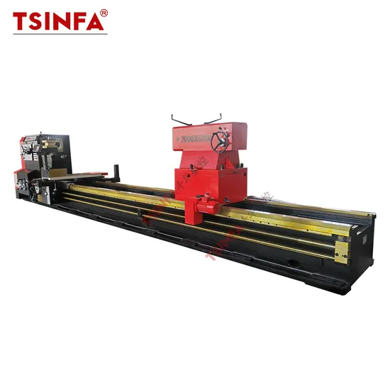 Cw61200 Heavy Duty Lathe Machine 2000mm Swing Diameter Horizontal Turning