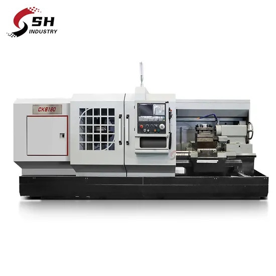 Heavy Duty High Precision CNC Lathe Machine Ck6180 Flat Bed Horizontal CNC Turning Center Price