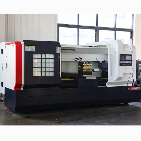 New Condition Automatic CNC Metal Lathe Machine Single Spindle Horizontal Flat Bed Lathe Strong Cutting Ability Light Duty