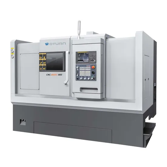 High Quality Double Spindle Turret Slant Bed CNC Lathe Machine 860sc-800 CNC Turning Lathe with High Precision