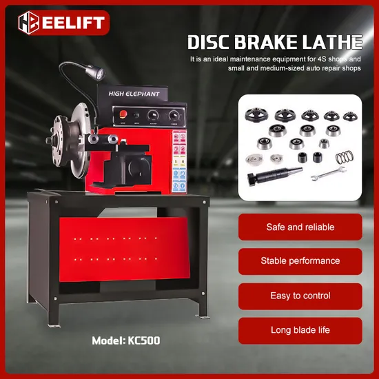 Brake Lathe Machine/Brake Lathes Positive/Kc500 Auto Brake Cutting Disc Lathe