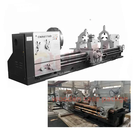 Heavy Duty Conventional Lathe with Slide Plate Knife Tool Rest Bed Saddle and Tailstock Move Quickly