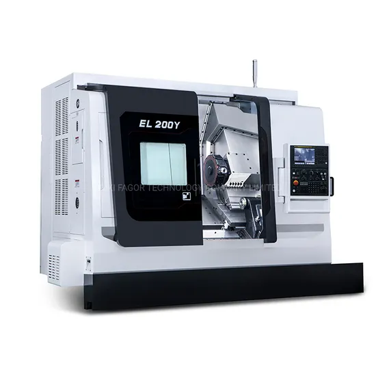 EL200y CNC Lathe Machine with C Axis Fanuc System High Quality Goodway Lathe Machine