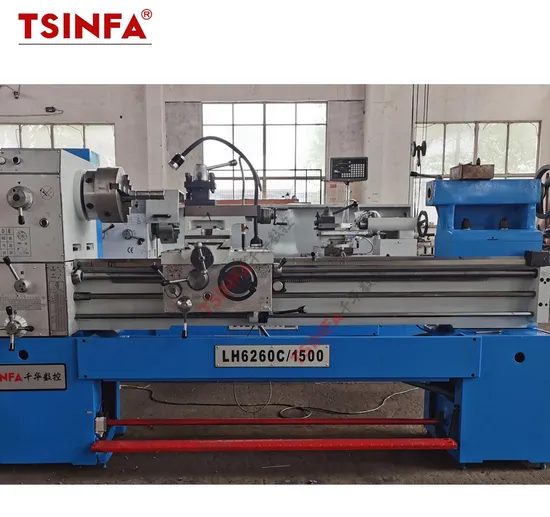 Lh6260c High Quality Chuck 4 Station Tool Post Turning Machine Metal Manual Lathe CE