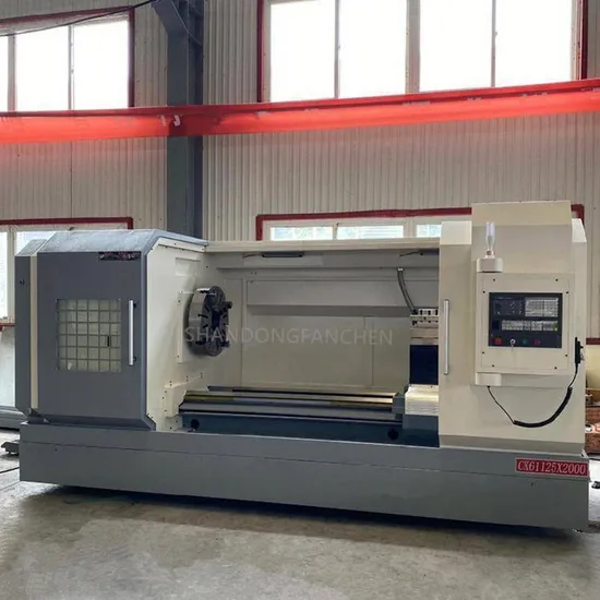 Ck61125 CNC Lathe Horizontal Heavy-Duty Lathe Machining System Optional