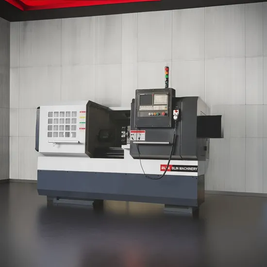 Gear Spindle 350mm Swing Flat Bed CNC Metal Lathe