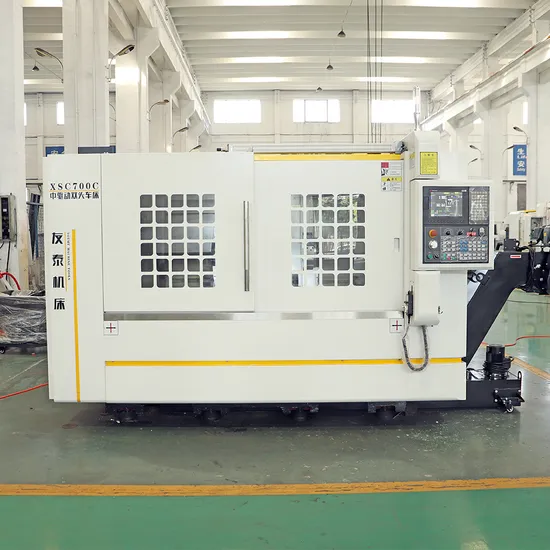 Reliable CNC Cutting Machine with Dual Turret for Efficient Production
