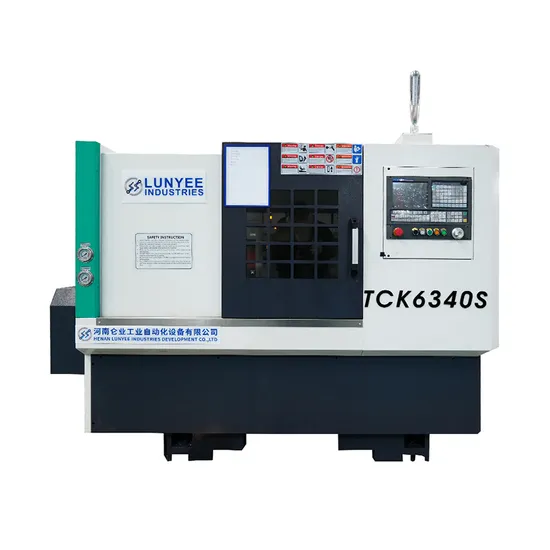 0.01mm Precision High Rotary Accuracy Rigidity Spindle Stable Performance Tck6340s CNC Mini Lathe Machine