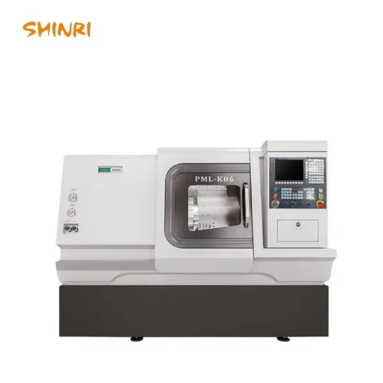 K06 Servo Turret CNC Slant Bed Lathe 370mm Turning Length Machine Tool