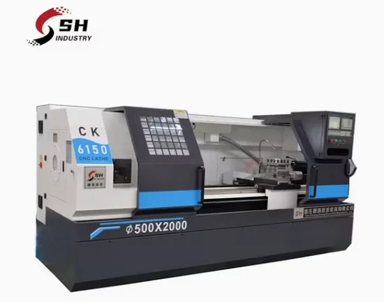 China Metal Flat Bed Horizontal Turning CNC Lathe Machine Ck6150 High Precision Lathe Machine