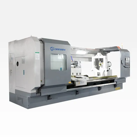 Large Flat Bed CNC Turning and Cutting Machine, CNC Horizontal Lathe Machine Center