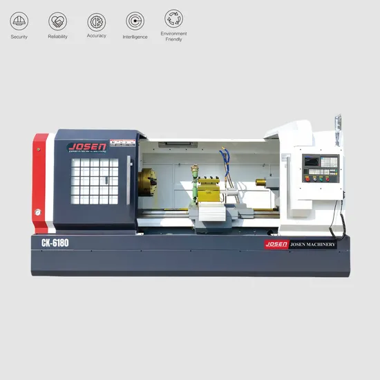Josen Ck6180 Series High Precision, High Power, High Rigidity CNC Lathe