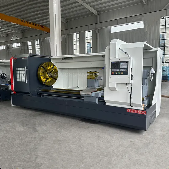 Ck61125 Horizontal CNC Lathe Widened Guide Rail with Large Aperture