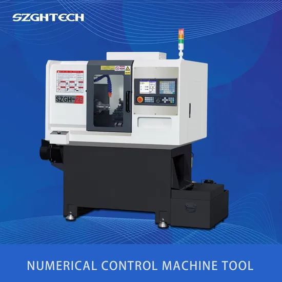 CNC Lathe CNC Machine Lathe Direct Factory Superior Customer Care CNC Lathe Machine Machine Model Szgh-25 CNC Slant Bed Turret Lathe