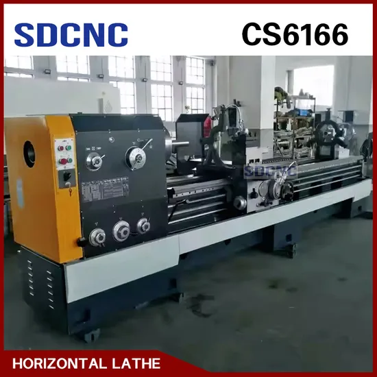 Heavy Duty Horizontal Manual Lathe CS6166 Metal Lathe Machine Manual Lathe for Sale