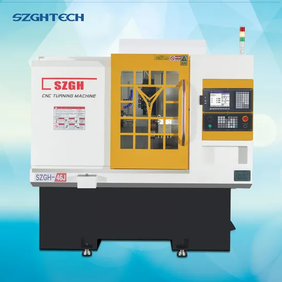 Metal Lathe Machine Szgh 46y Declined Bed Lathe Machine Slant Bed China CNC Lathe and Milling Machine Wholesale
