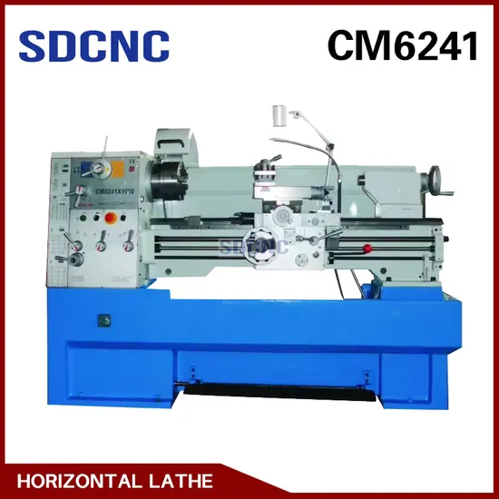 Cm6241 High-Quality Engine Lathe Spindle Bore Manual Lathe Machine for Metal