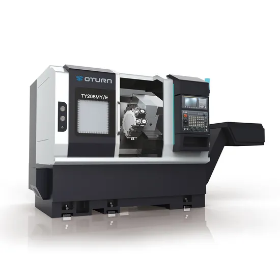 Oturncnc Slant CNC Metal Lathe CNC Turning and Milling Machine with High Precision