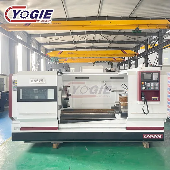 1500mm/2000mm/3000mm Flat Bed CNC Lathe Ck6180 High Quality Hydraulic Chuck CNC Lathe Machine