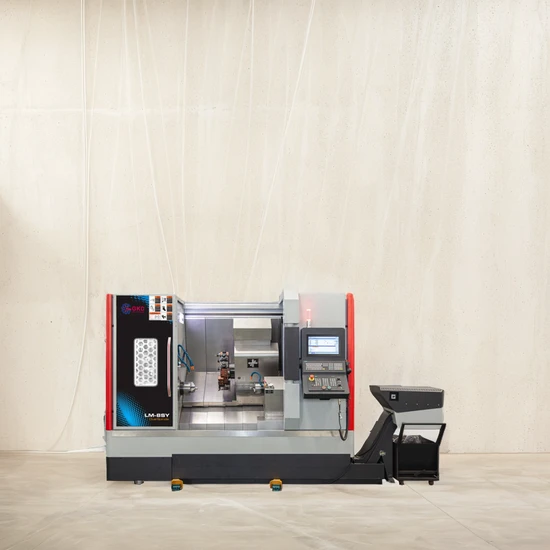 7 Axis Dual Spindles CNC Lathe Machine