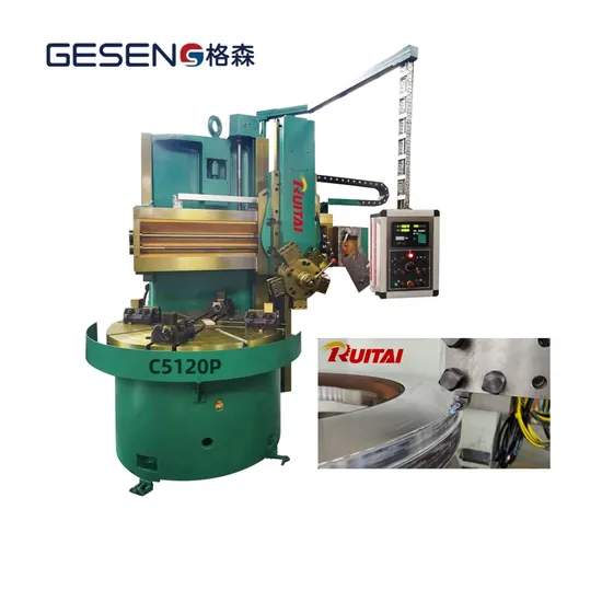 Conventional Vertical Lathe Manual Turning Machine Tool Max Working Weight 8ton