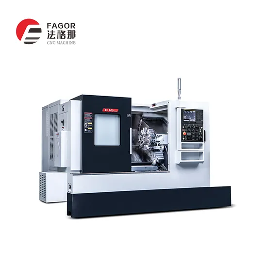 EL200 Fanuc System High End Excellent 8/10" Chuck CNC Lathe Machine
