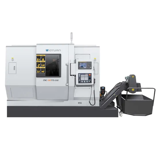 Multi-Axis Slant Bed Turret Turning Lathe Machine 580tts-500 High Precision Double Twin Spindle CNC Turning Center with Y/C Axis