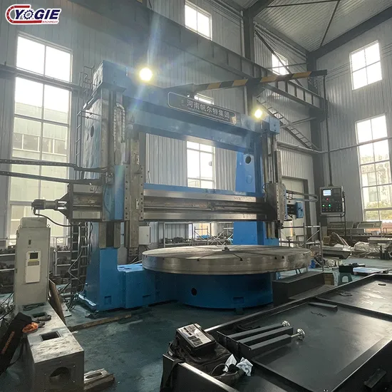 Double Column Turning Lathe High Rigidity 4m CNC Vertical Lathe