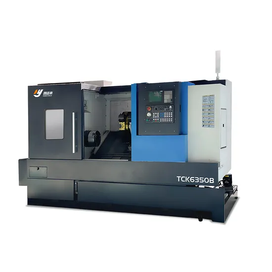 Tck6350b Swing Over Bed CNC Lathe with 8 Positions Servo Hydraulic Turret