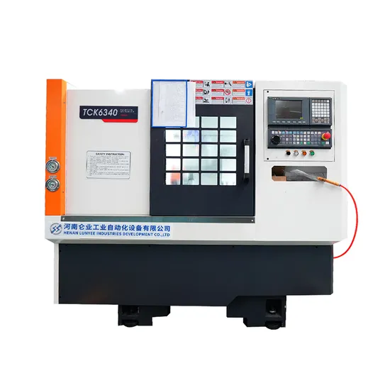 Inclined Bed 45 Degrees High-Precision 50-3500r/Min Taiwan Guide Rail Mini CNC Lathe Machine