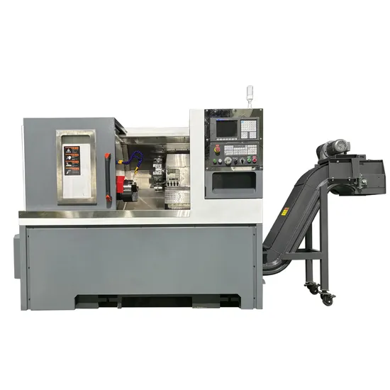 Gd46-400 CNC Metal Lathe Machine 400mm Processing Length 0.005mm High Precision CNC Turning and Cutting Machine with Tailstock and 8/12 Station Tool Turret