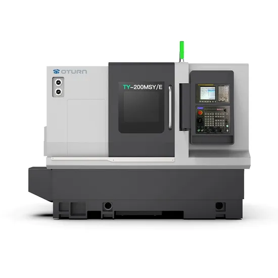 High-Precision Double Spindle CNC Lathe with Integrated Box Structure Ety200msy