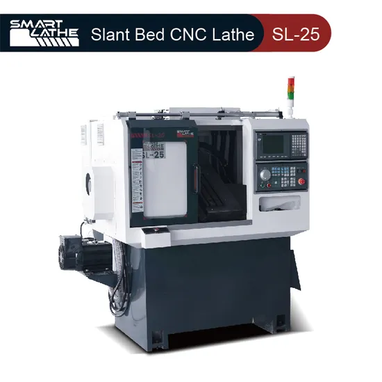 3 Axis CNC Lathe Machine CNC Metal Lathe Slant Bed Torno CNC Lathe for Sale (SL-25)
