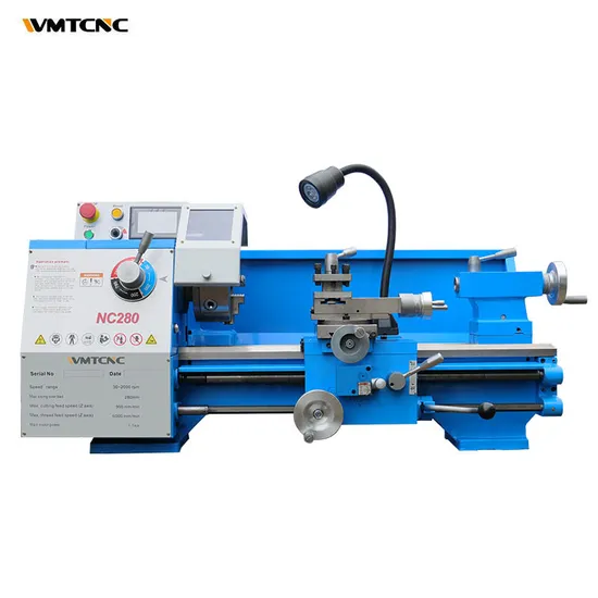 NC280 High Precision New Metal Manual Lathe Machine Digital Bench Lathe