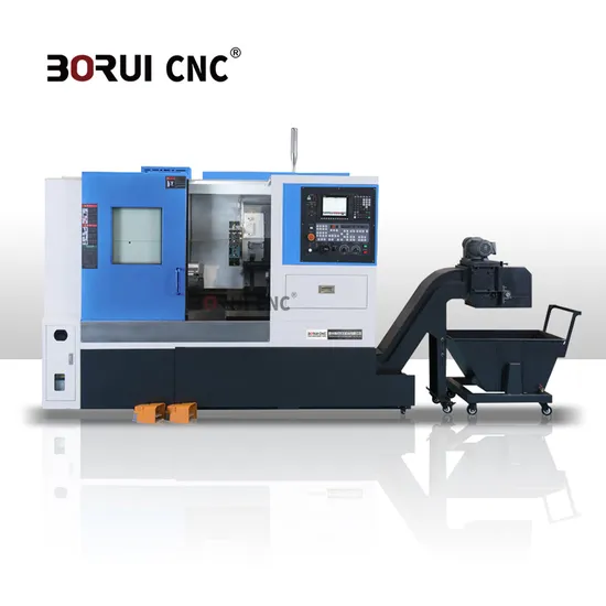 Br-20h-500 Milling-Turning CNC Machining 450mm Slant Bed CNC Lathe