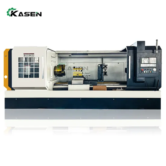 China Ck6180 8 Position Tool Turret Fanuc CNC Lathe Machine