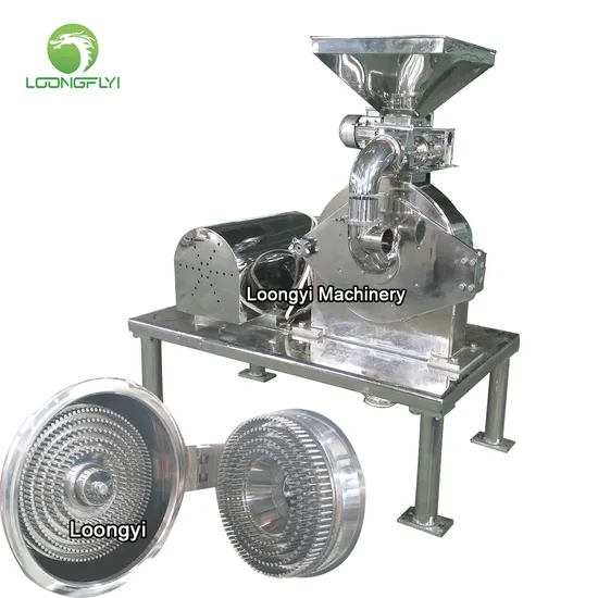 Loongyi Food Corn Herbs Gelatin Fish Meal Seaweed Kelp Grinder Powder Miller Machine