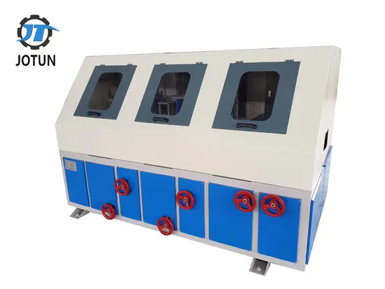 Jotun Flap Wheel Round Tube Grinding Machine for Small Diameter Pipe Surface Polishing