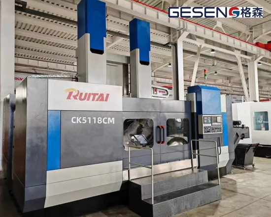 Ck5118cm Heavy Duty CNC Lathe with Double Tool Posts Grinder Machine Heavy Duty Metal Working Valve Processing Machinery