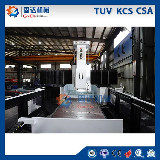 New Surface Double Column Gooda CNC Precision Gantry Portal Grinding Machine with CE