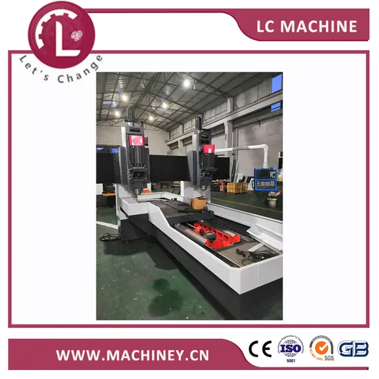 CNC Gantry Surface Grinding Machine-LC Machine Special Made for Steel Plate 4-Sided Pre-Squaring Milling
