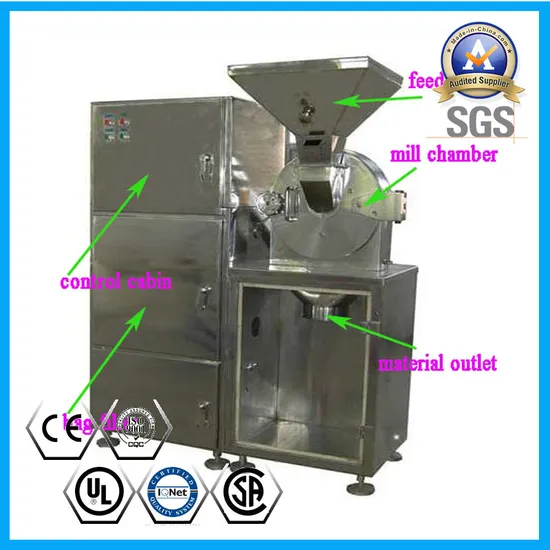 High Efficiency Pulverizer for Cinnamon, Rice, Herb, Grain, Sugar, Salt, etc