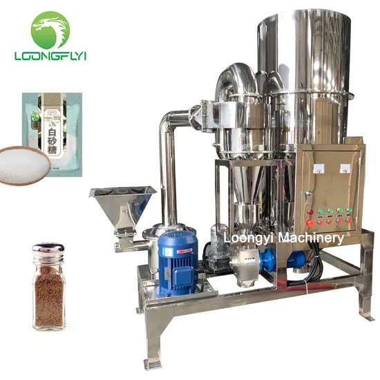 Loongyi Dried Moringa Leaf Tea Grinding Machine Corn Grain Cassava Flour Mill Machine