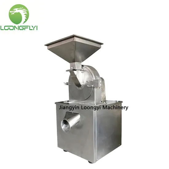 Loongyi Industrial Cocoa Bean Turmeric Powder Grinder Machine Salt Sugar Cocoa Powder Processing Machine