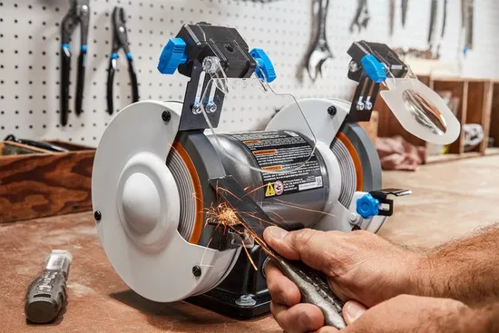 M3320 M3325 M3330 M3335 Bench Grinder with Built-in Dust Removal Device Pedestal Grinding Machine