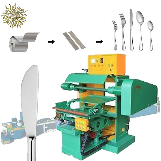 Cutlery Automatic Production Line Manufactory Plant Stainless Steel Fork Spoon Knif Machine