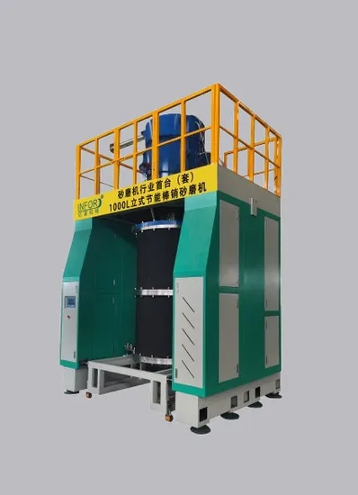 Lpm-1000 1000L Vertical Nano Ceramic Grinding Fineness 100-1500nm Alumina Pigments Paints Thin Films Carbon Black Cnt ATO ITO Sand Mill